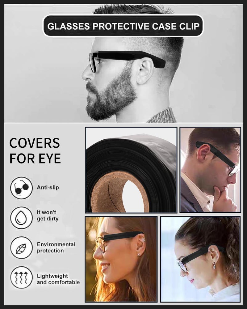 BarberTop Disposable Eyeglass Sleeves For Glasses – Covers For Eye Glasses Against Hair Color Dye, 200 Per Pack - Image 3